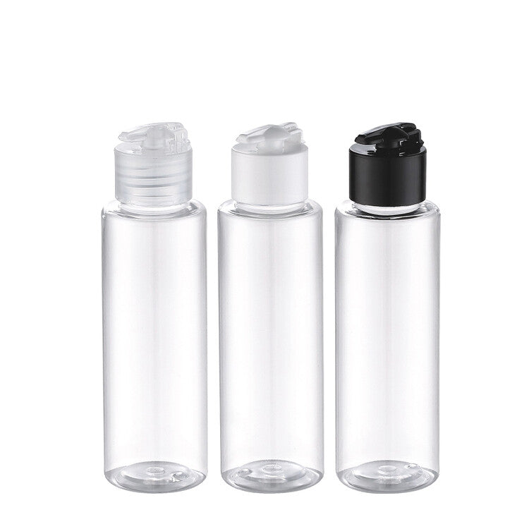 100ml Clear PET Bottle with Flip Cap pack of 10 units