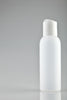 100ml HDPE Boston Natural Bottles, equipped with  24mm flip cap, pack of 100 units