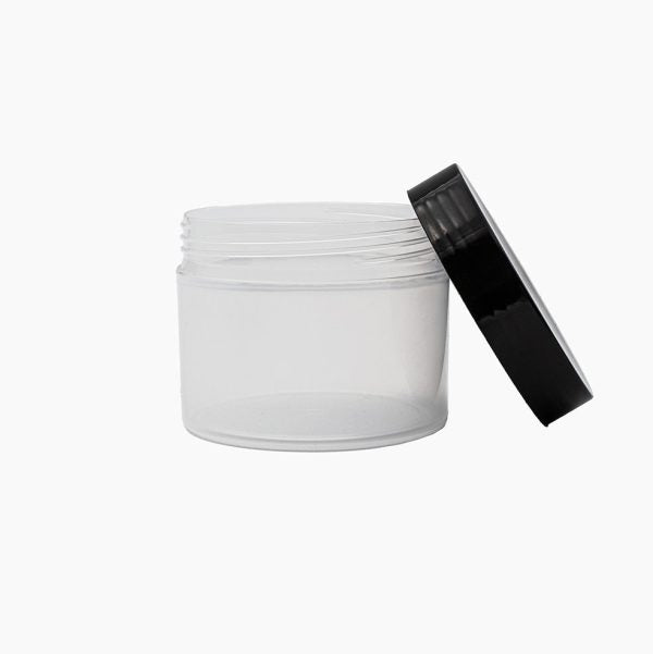 125g Cosmo Natural Cosmetic Jar With Black Lid Box Of 250 Units