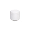 250g Euro Cosmetics White Jar With White Lid