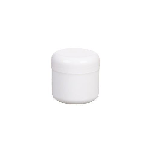 250g Euro Cosmetics White Jar With White Lid