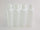 250ml HDPE Boston White Bottles White White Flip Top Cap sets of 50 units