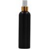 250ml Boston Black Bottle With Gold and White Mist Spray