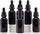 30ml Black Glass Dropper Bottle with Black Pipette