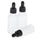 30ml Frosted Glass Dropper Bottle with Black Pipette
