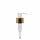 24mm Gold & White Lotion Pump