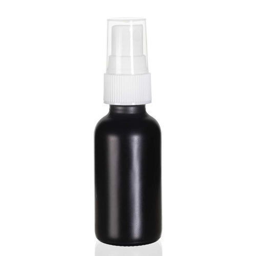 100ml Boston Black Bottle with white Mist Spray