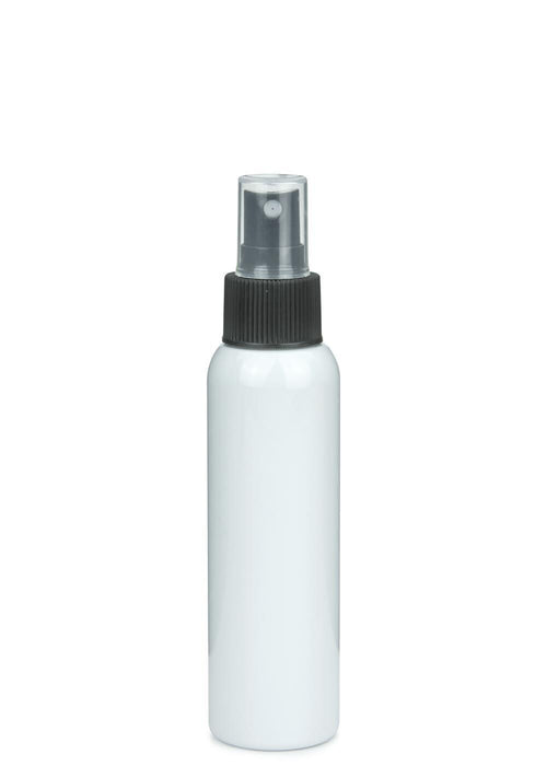 100ml Boston White Bottle with Black Mist Spray Pack Of 10 Units