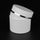 100ml Double Wall White Cosmetics Jar