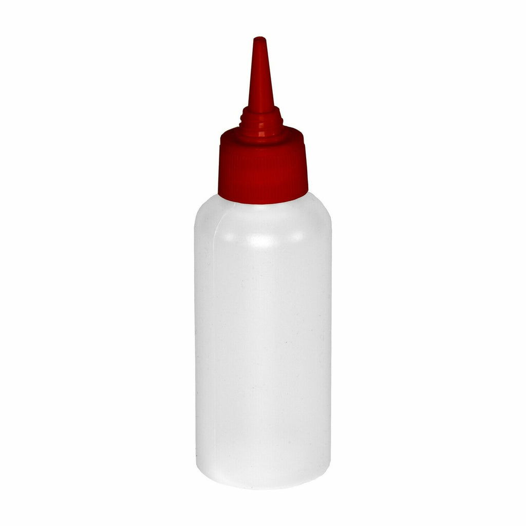 100ml HDPE White Bottle With Red Oil Applicator Pack Of 100 Units ...