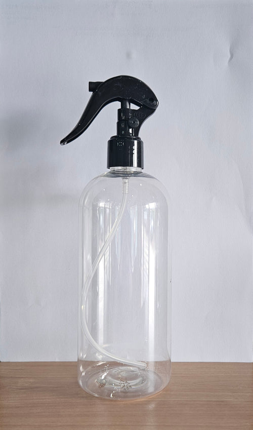 500ml Pet Squat Bottle With Black Trigger Spray Pack Of 50 Units