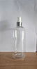 500ml Pet Squat Bottle With Silver White Mist Spray Pack of 50 Units