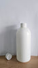500ml Hdpe Boston White Bottle With White Screw Cap Pack Of 50