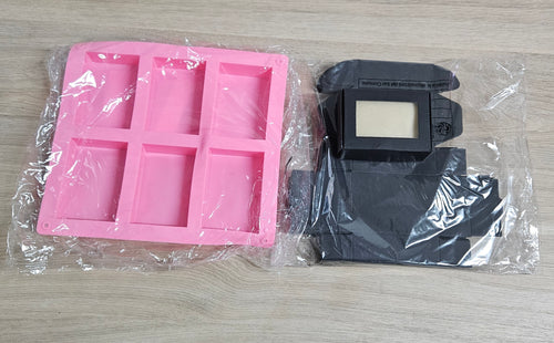 100g Soap Mold ( Soap Mould )  6 Cavities Plus 50 Soap Boxes