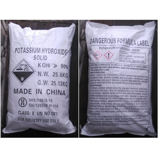 25KG Potassium Hydroxide Flakes