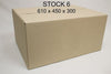 Stock 6 Single Wall Box  600X450X300