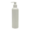 250ml HDPE Boston White Bottle With White Lotion Pump