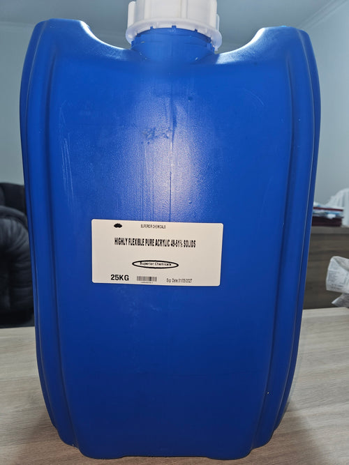 25kg Highly Flexible Pure Acrylic 49-51% Solids