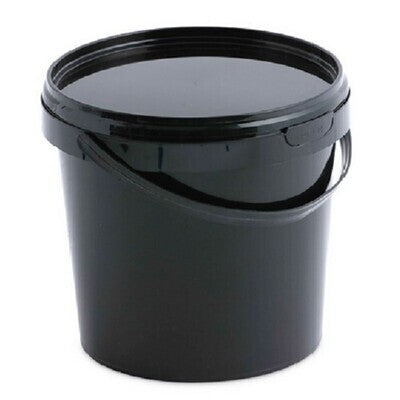 25Litre Black Bucket with Lid