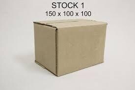 Stock 1 Single Wall Box 150 X 100 X 100 Pack Of 100 Units