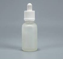 30ml Frosted Glass Dropper Bottle with White Pipette