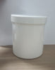 500g White Cosmo Plastic Cosmetic Jar with White lid Pack of 100 Units