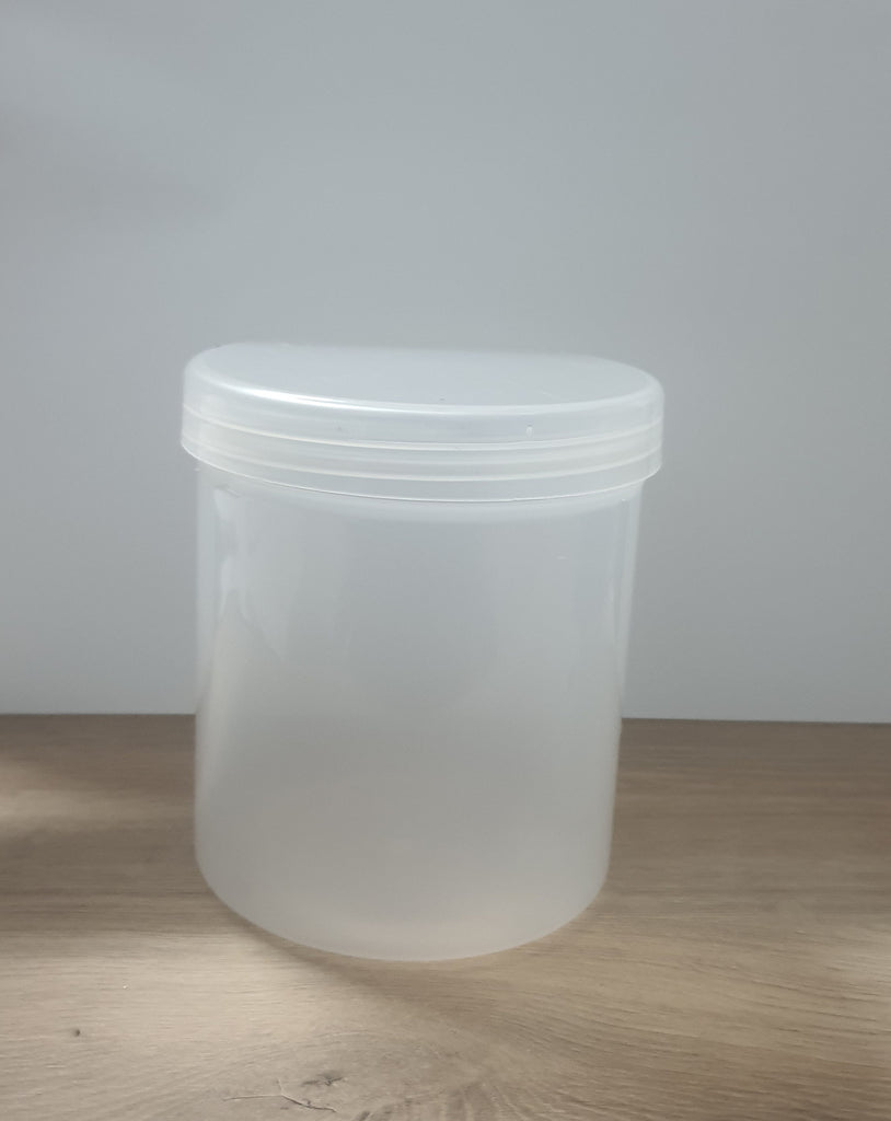 500g Cosmo Natural Cosmetic Jar with Natural lid Pack of 100 Units