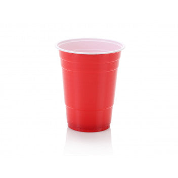 500ml Red Festival Plastic Cup Pack of 25 units