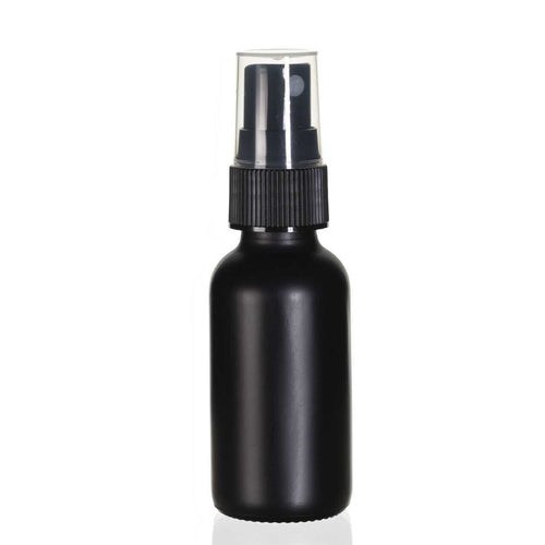 50ml Boston Black Bottle with Black Mist Spray