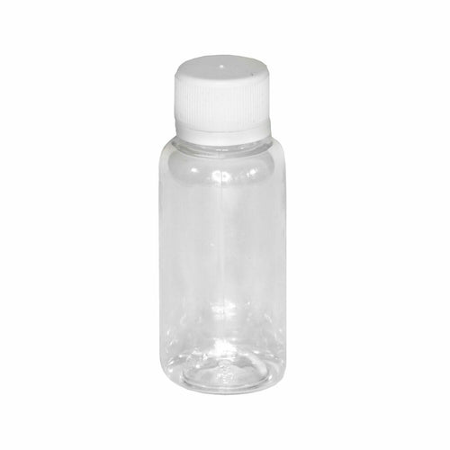 50ML Pet Clear Bottle With Screw Cap Lid  PACK OF 200 UNITS