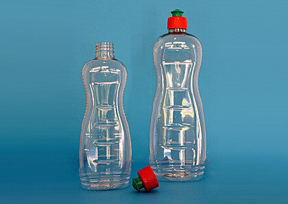 750ML dishwasher Bottle in PET Clear pack of 30