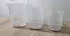 3Pack Plastic Measuring Jugs (500ml 1Litre 2Litres)