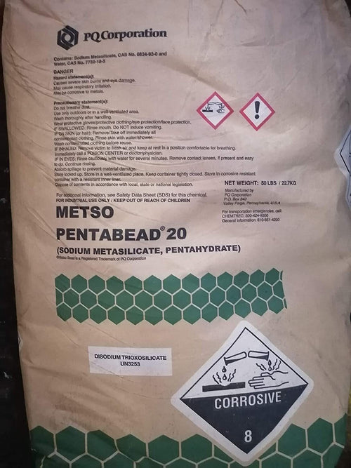 5kg Sodium Metasilicate Pentahydrate ( METSO )