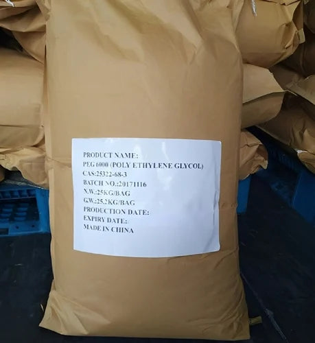 25kg PEG 6000 Polyethylene glycol