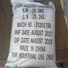 25kg Sodium Acetate Trihydrate Industrial Grade