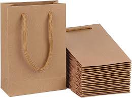 Brown Kraft Gift Bag Small pack of 12