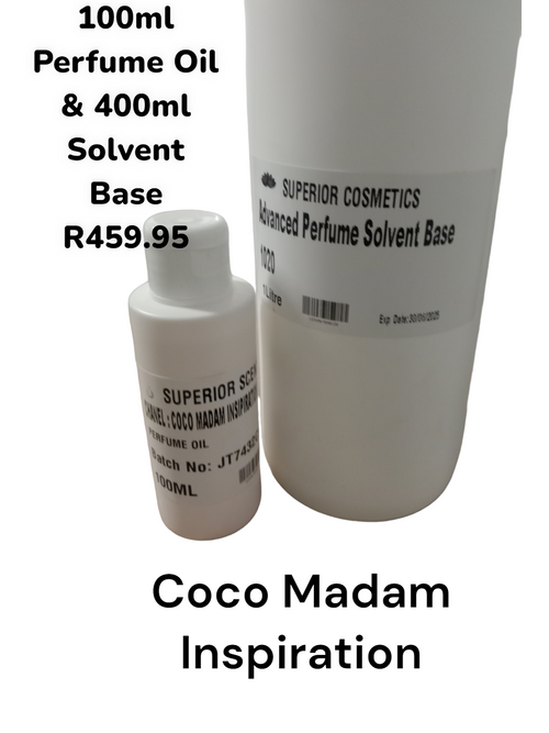 100ml Chanel Coco Madam Perfume Oil and 400ml Perfumer's Alcohol Combo