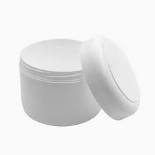 50g Euro White Jar With White Lid Box Of 600 Units