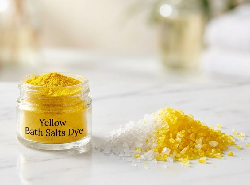 10ml Yellow Bath Salts Dye
