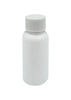 50ml White Boston Bottle White Screw Lid Pack Of 100 Units
