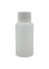 50ml Natural Boston Bottle White Screw Lid Pack Of 50 Units