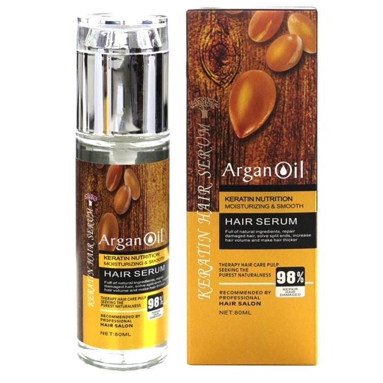 80ml Keratin Hair Serum Argan Oil