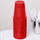 200ml disposable cups in red pack of 50