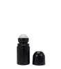 100ml Black Roll-On Bottle with a Black Cap and Inner Ball Pack Of 100 Units