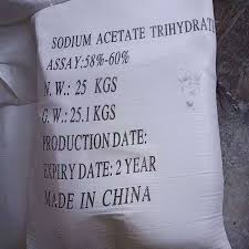 25kg Sodium Acetate Trihydrate Food Grade