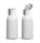 100ml Hdpe White Bottle with a white flip top cap Pack of 100 Units