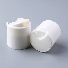 24mm White Disc Top Caps Pack of 100 Units